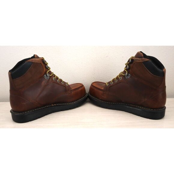 Wolverine W211001 Men Sz 11M Tobacco Brown Hellcat 6" Moc Toe CT Wedge Boot - Picture 14 of 16